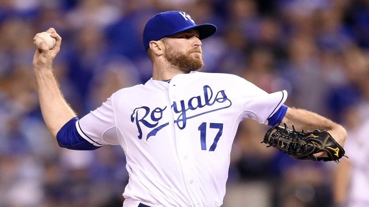 Kansas City Royals relief pitcher Wade Davis.