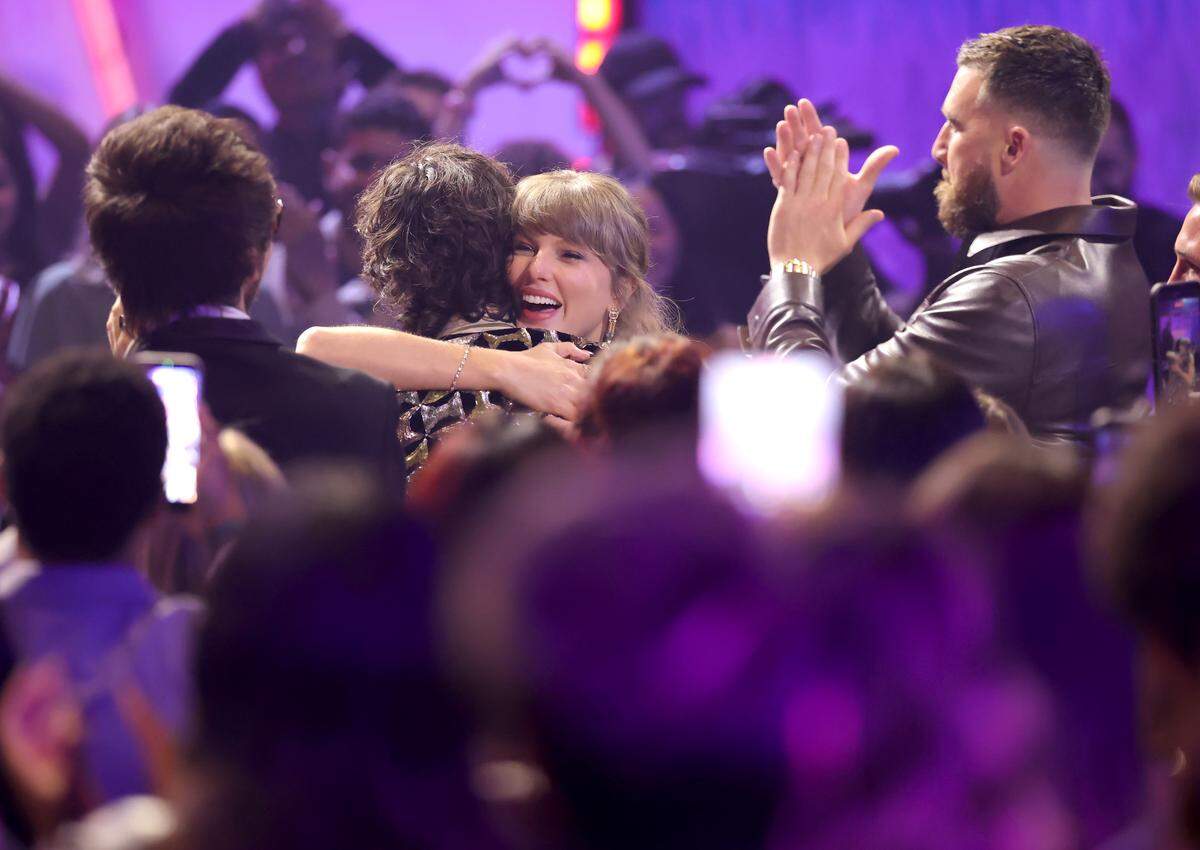 Taylor Swift accepts the Pop Album of the Year award at the 2026 iHeartRadio Music Awards at Dolby Theatre on March 26, 2026 in Los Angeles, California.
