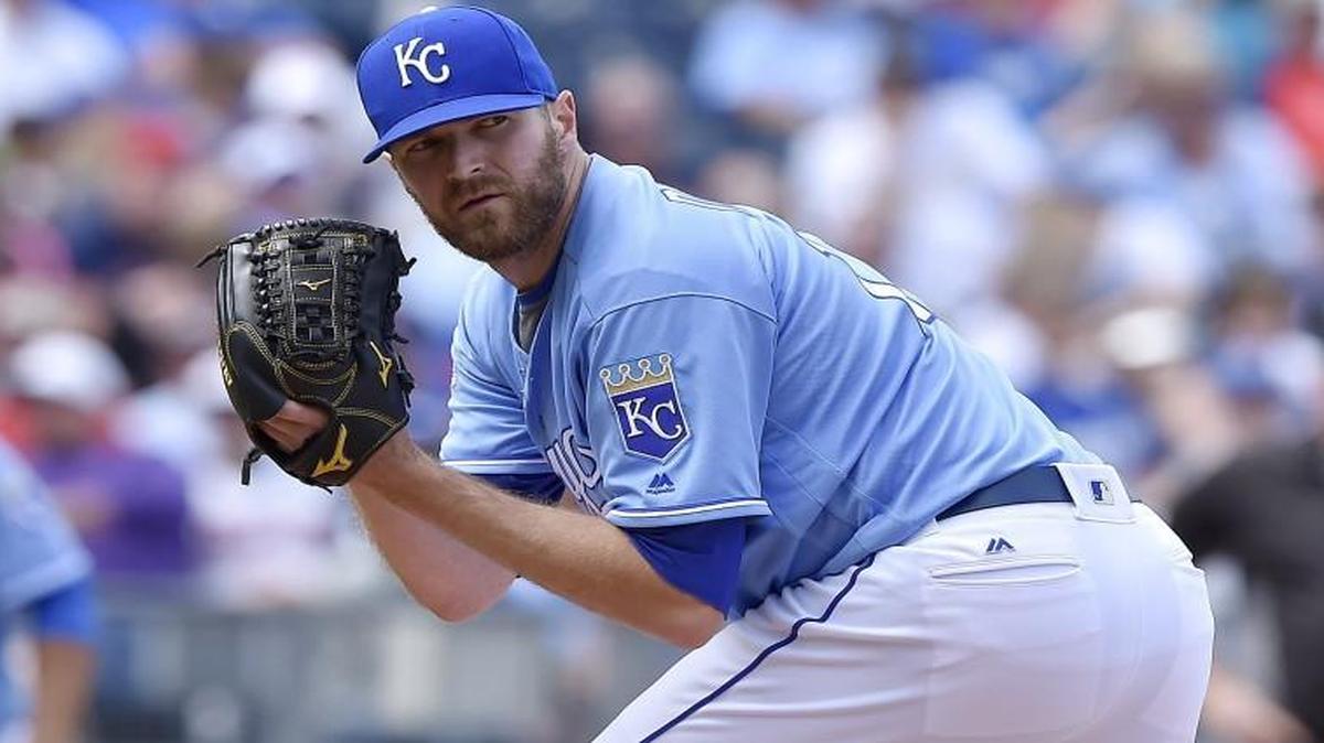 Former Kansas City Royals relief pitcher Wade Davis.