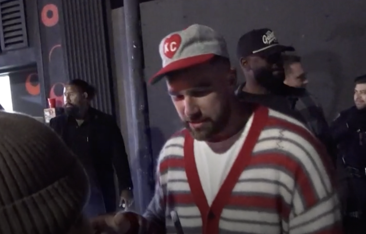 Travis Kelce represented Kansas City after the golf event.