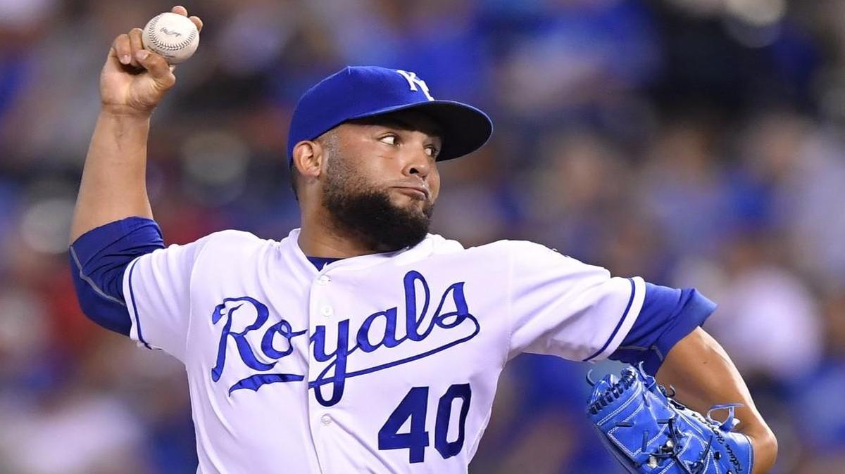 Kansas City Royals relief pitcher Kelvin Herrera.