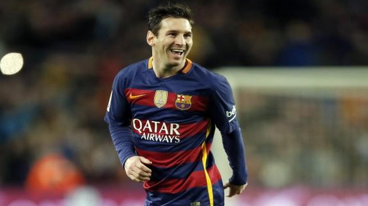 Barcelona’s Lionel Messi.