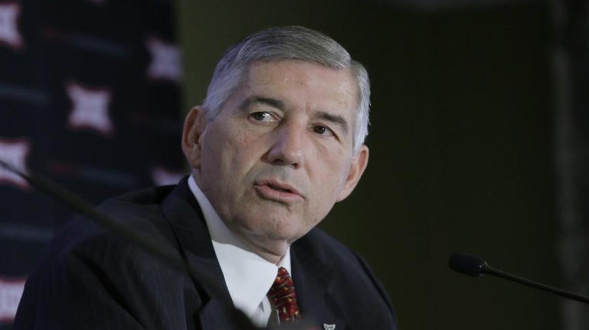 Big 12 Conference commissioner Bob Bowlsby.
