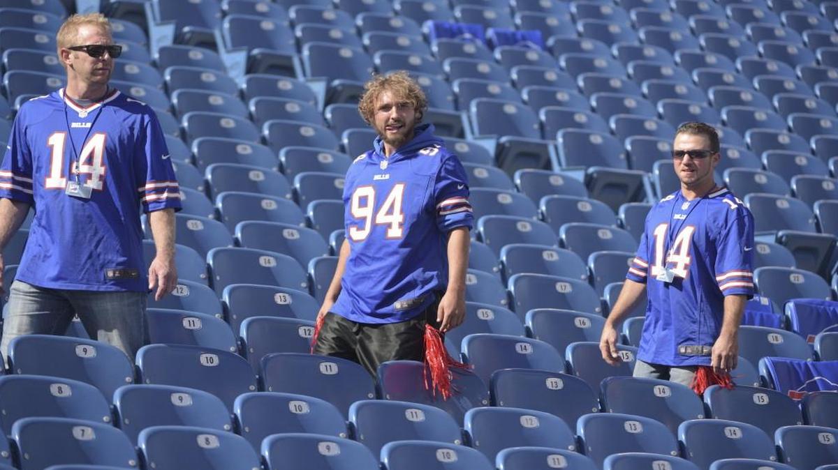 
Buffalo Bills fans arrived at Ralph Wilson Stadium before Sunday’s game.
