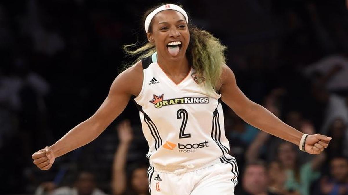 Former New York Liberty guard Candice Wiggins.