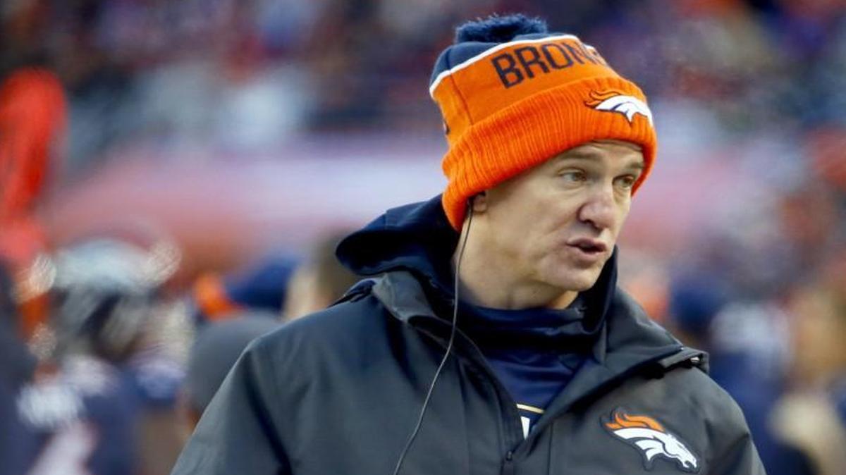 Denver Broncos quarterback Peyton Manning.