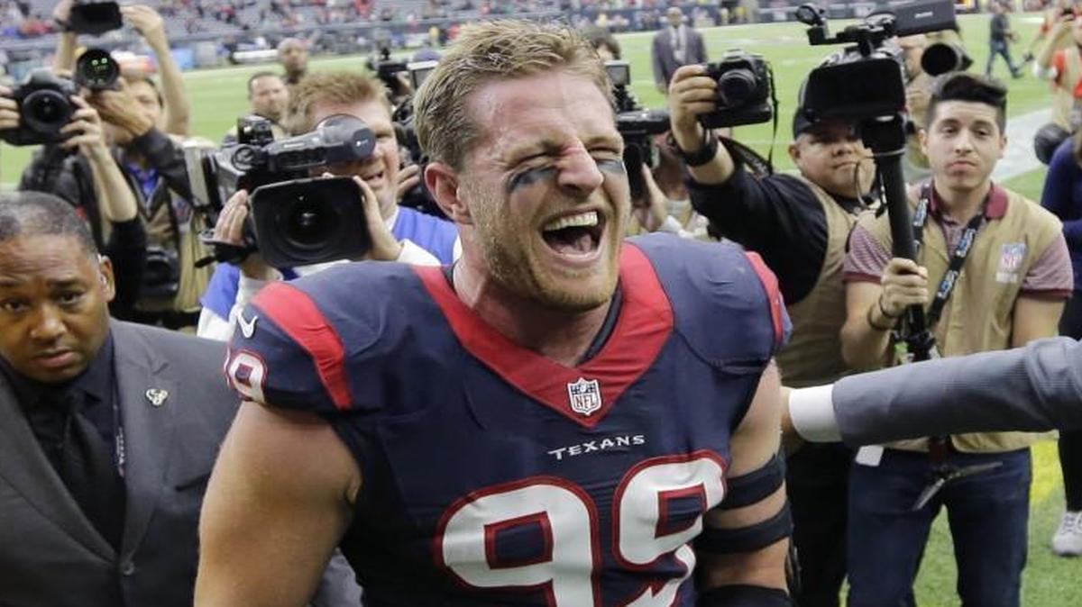 Houston Texans defensive end J.J. Watt.
