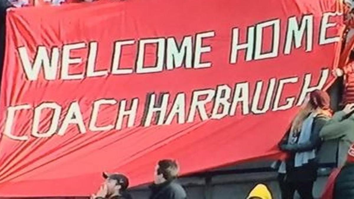 Ohio State fans had a message for the Michigan coach.