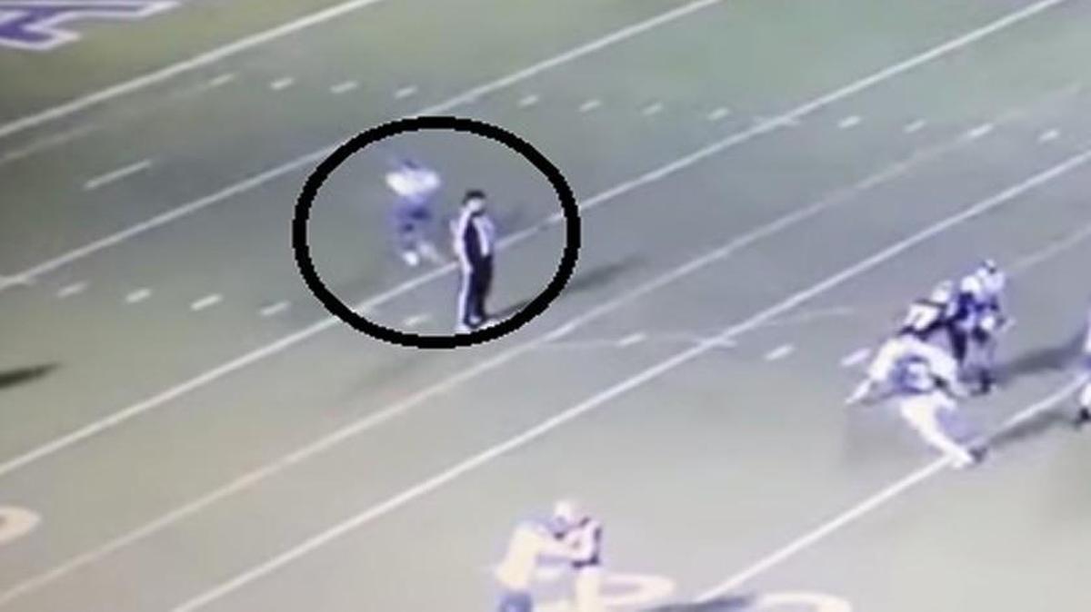 
Two Texas high school players hit a referee from behind after they say he made racial slurs and a coach told them to target him. The referee’s attorney says he did not use any slurs.

