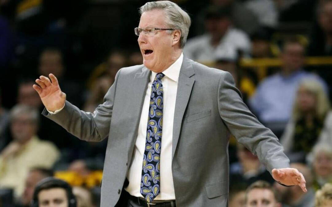 Iowa coach Fran McCaffery during Tuesday’s game.