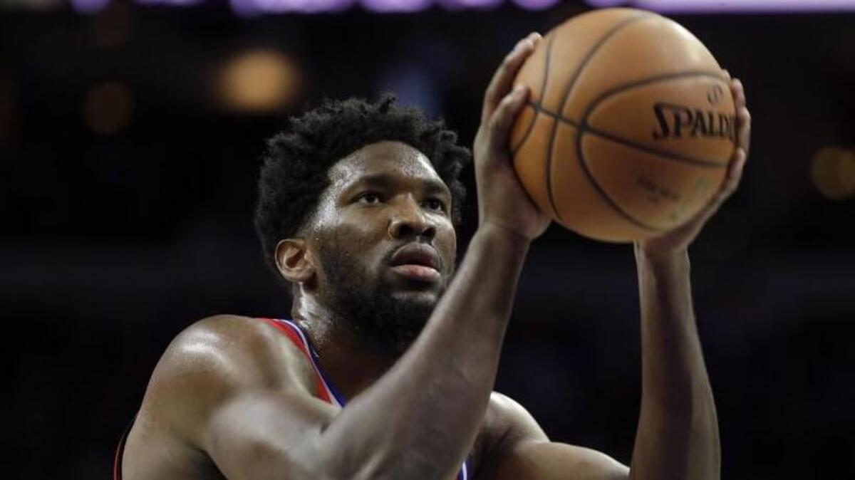 Philadelphia 76ers star Joel Embiid.