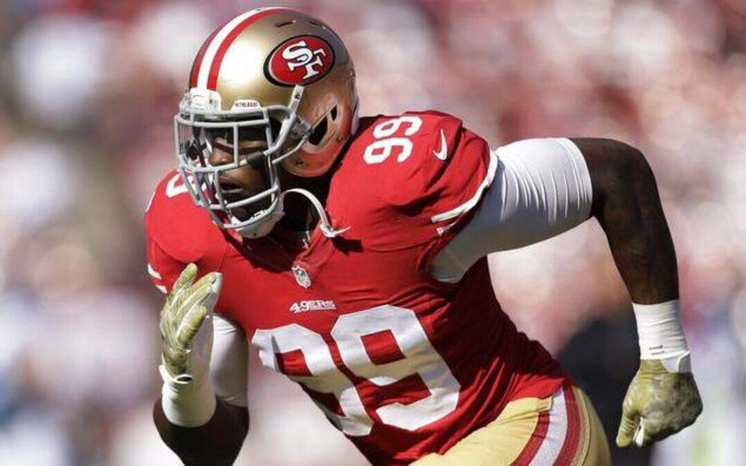
San Francisco 49ers linebacker Aldon Smith.
