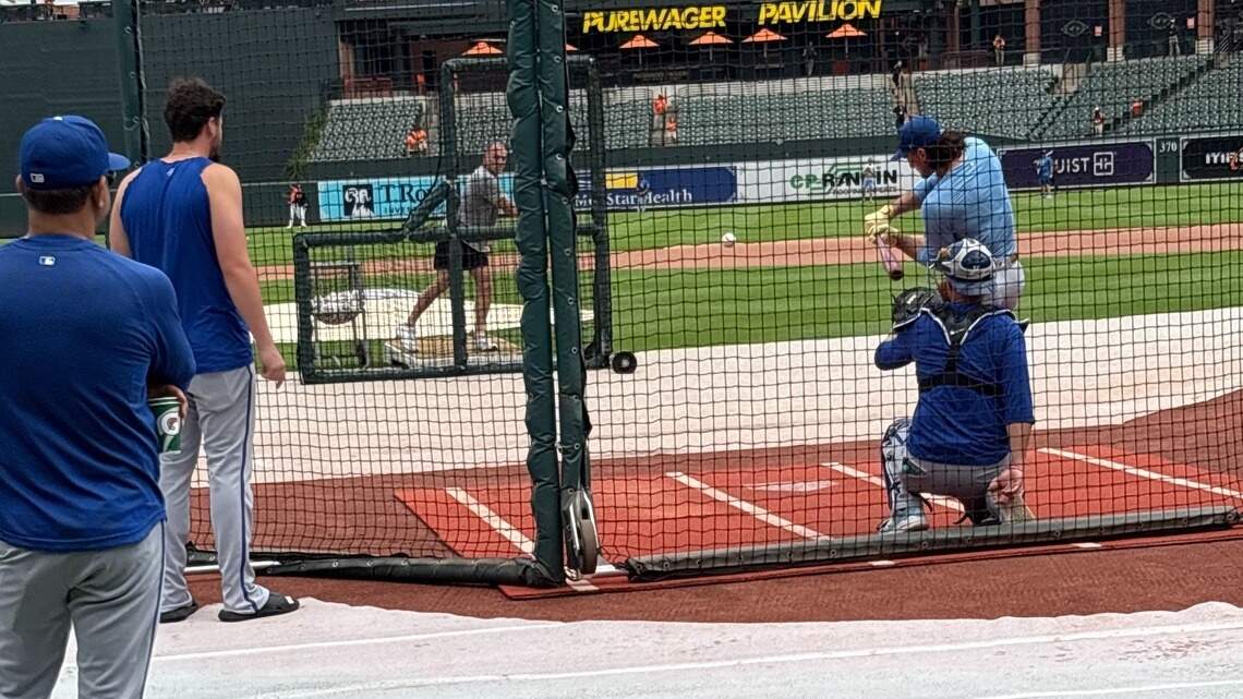 Watch Royals’ Jac Caglianone practice for the Home Run Derby with his dad pitching