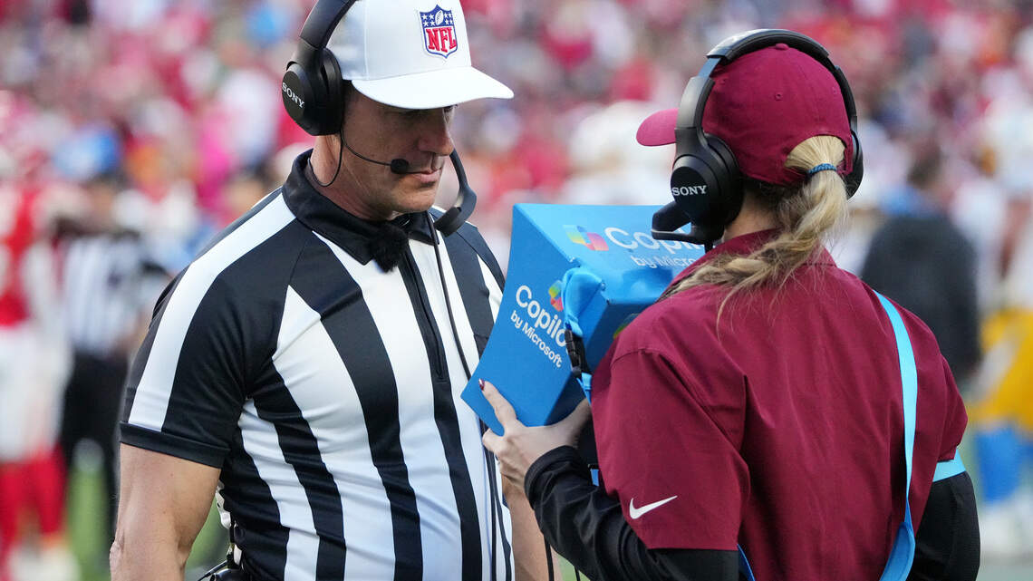 Refs missed Chargers lineman give Chiefs’ George Karlaftis ‘bear hug’ during game