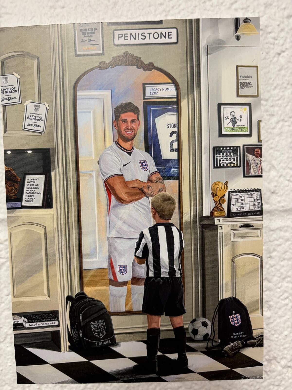 One of the “Origins” stories involving an England player.