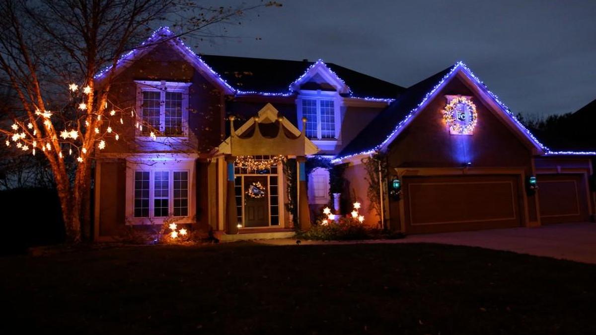 The Anderberg family of Kansas City is not shy to show support for the Royals.
