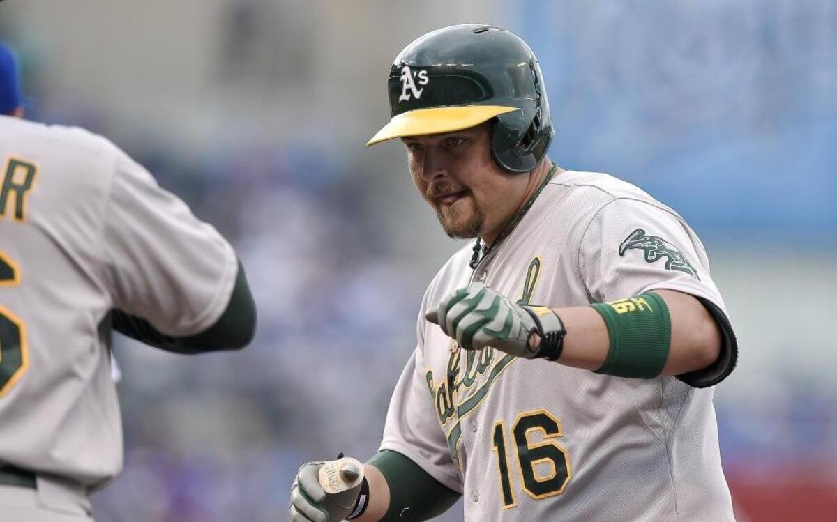 Oakland Athletics designated hitter Billy Butler.