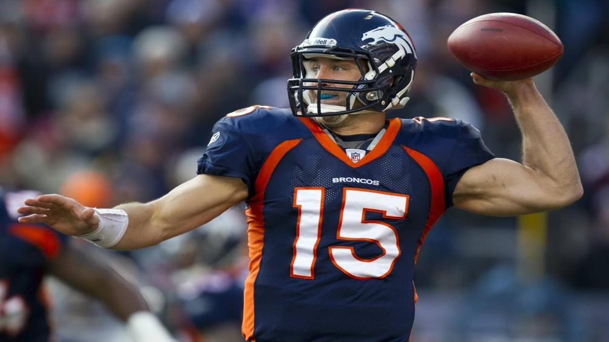 Former Denver Broncos quarterback Tim Tebow.