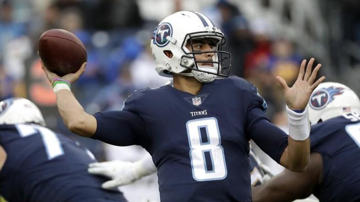Tennessee Titans quarterback Marcus Mariota.