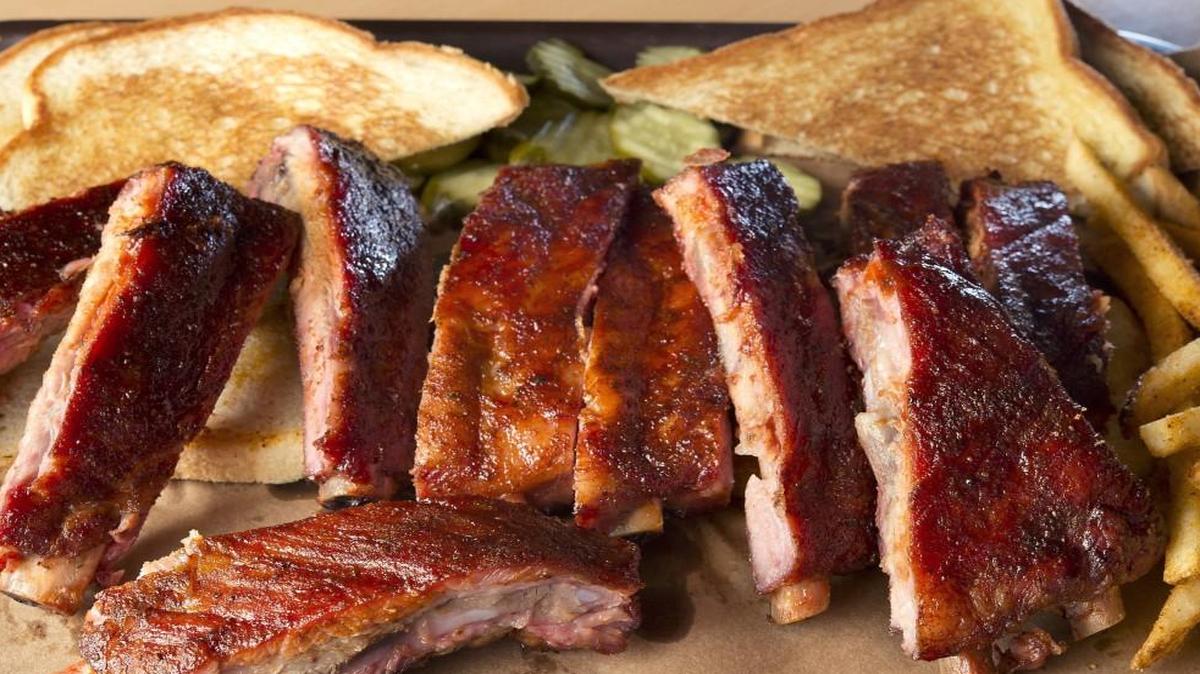 A Full slab of ribs from at Joe’s Kansas City.