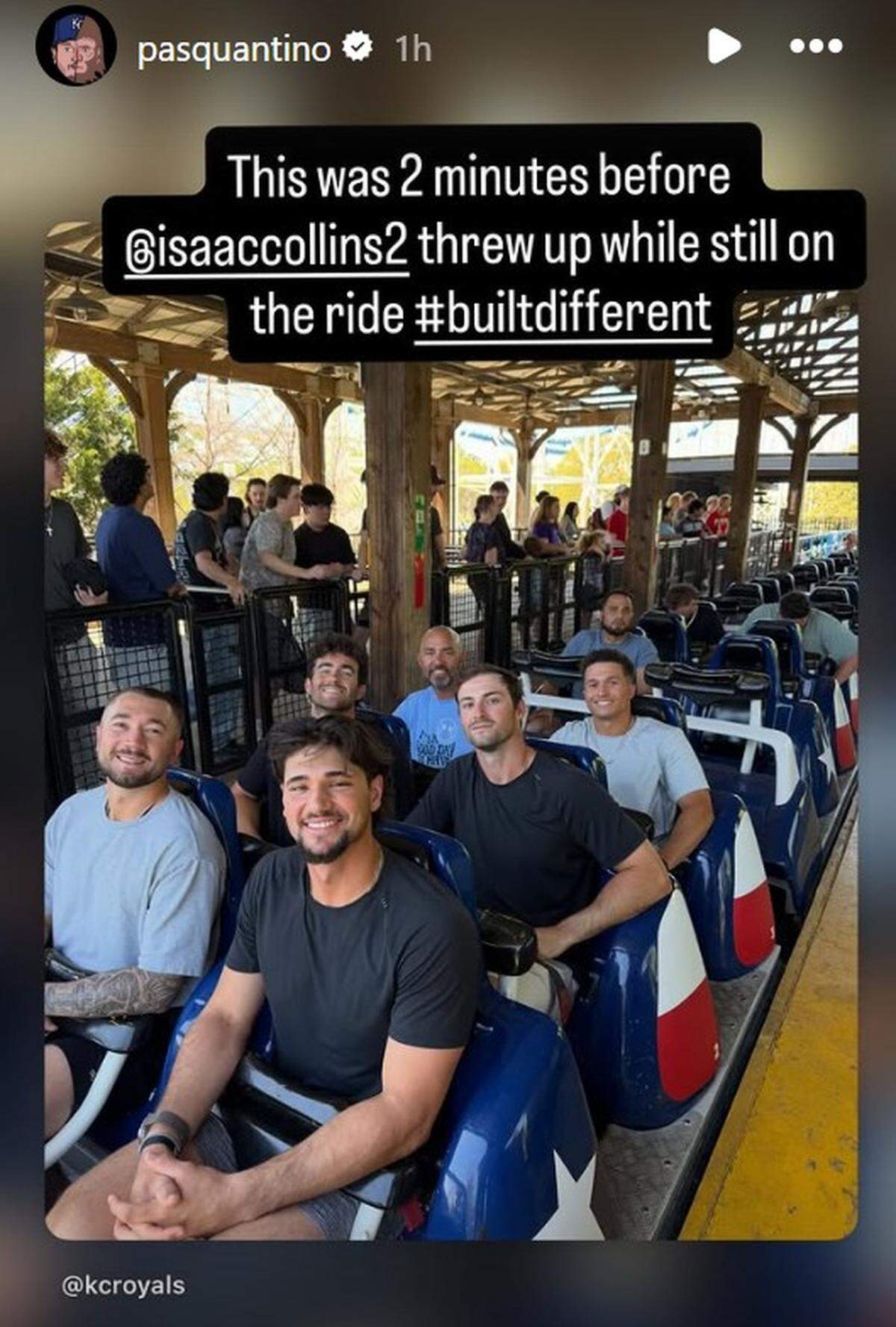 Things were about to go horribly wrong for the Royals.