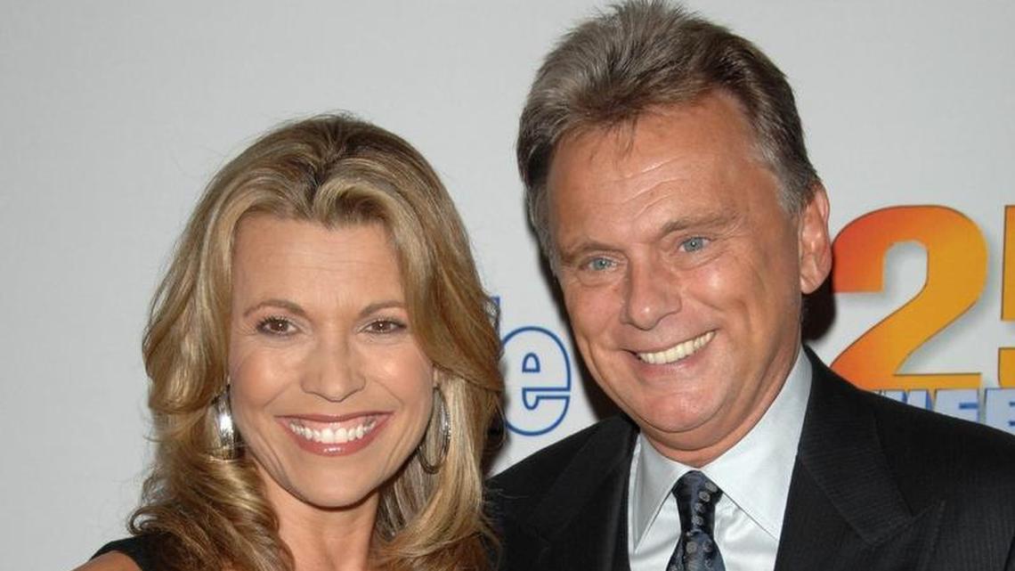 Vanna White and Pat Sajak of “Wheel of Fortune.”