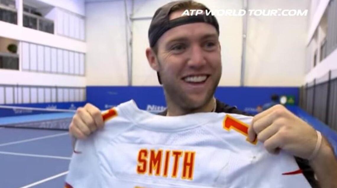 Who’s ready to see a doubles team of Jack Sock and Travis Kelce?