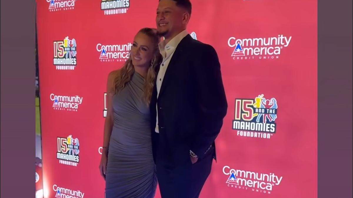 Brittany and Patrick Mahomes