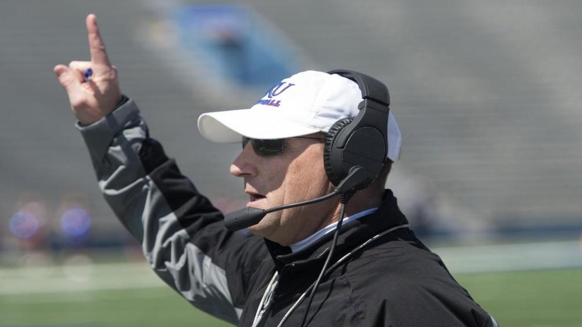 University of Kansas head football coach David Beaty.