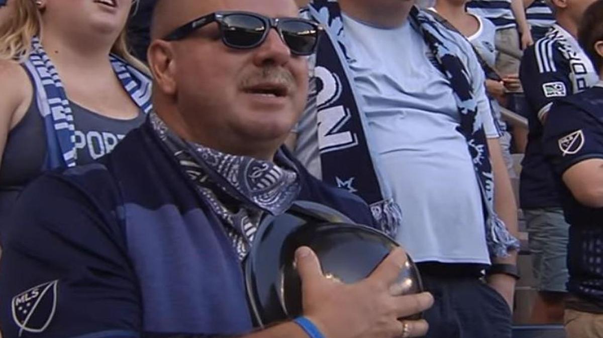 Sporting Kansas City fans stepped up and sang the national anthem after a microphone failed before Saturday’s game.