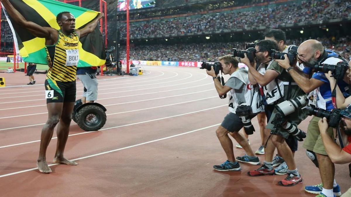 
You’ll note there is a Segway behind Jamaica’s Usain Bolt after he won the 200-meter dash in Beijing on Thursday.
