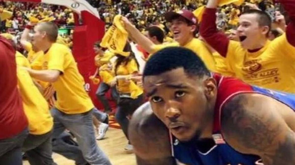 Kansas State fans had some fun at the expense of KU fans.