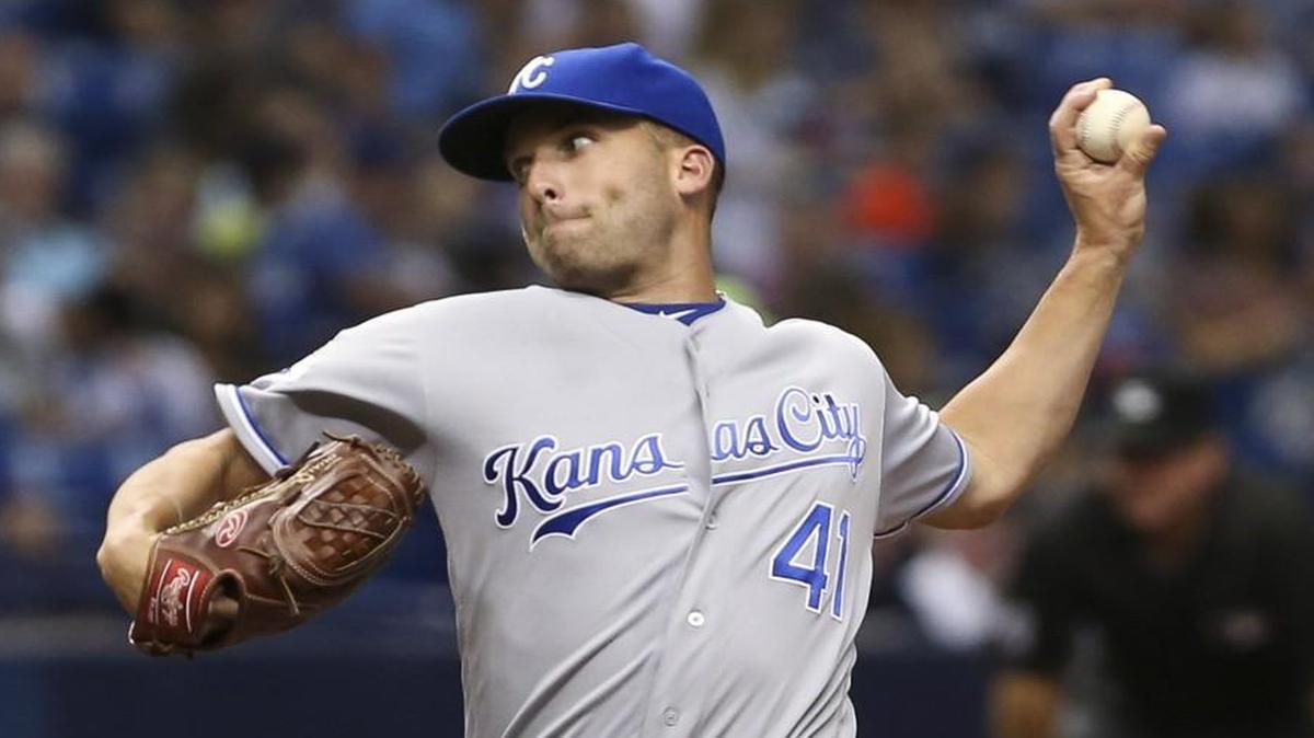 Kansas City Royals left-hander Danny Duffy.