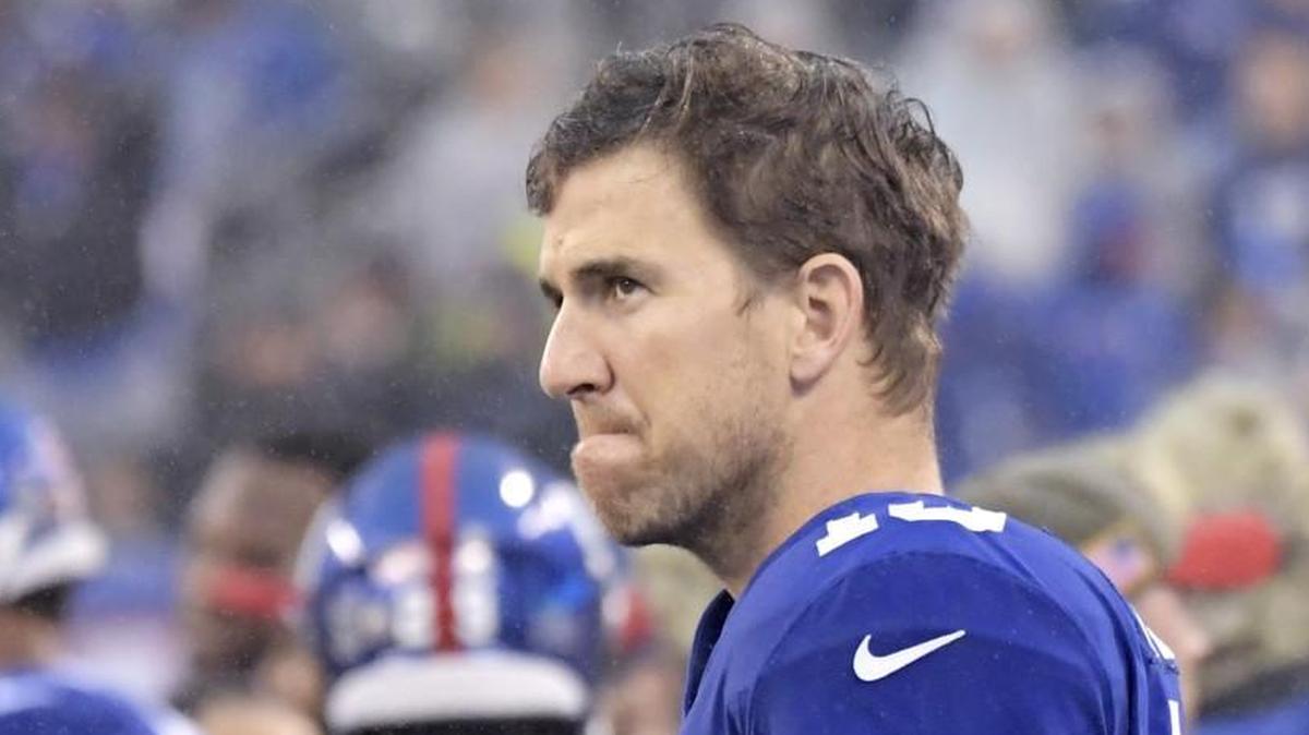 New York Giants quarterback Eli Manning.