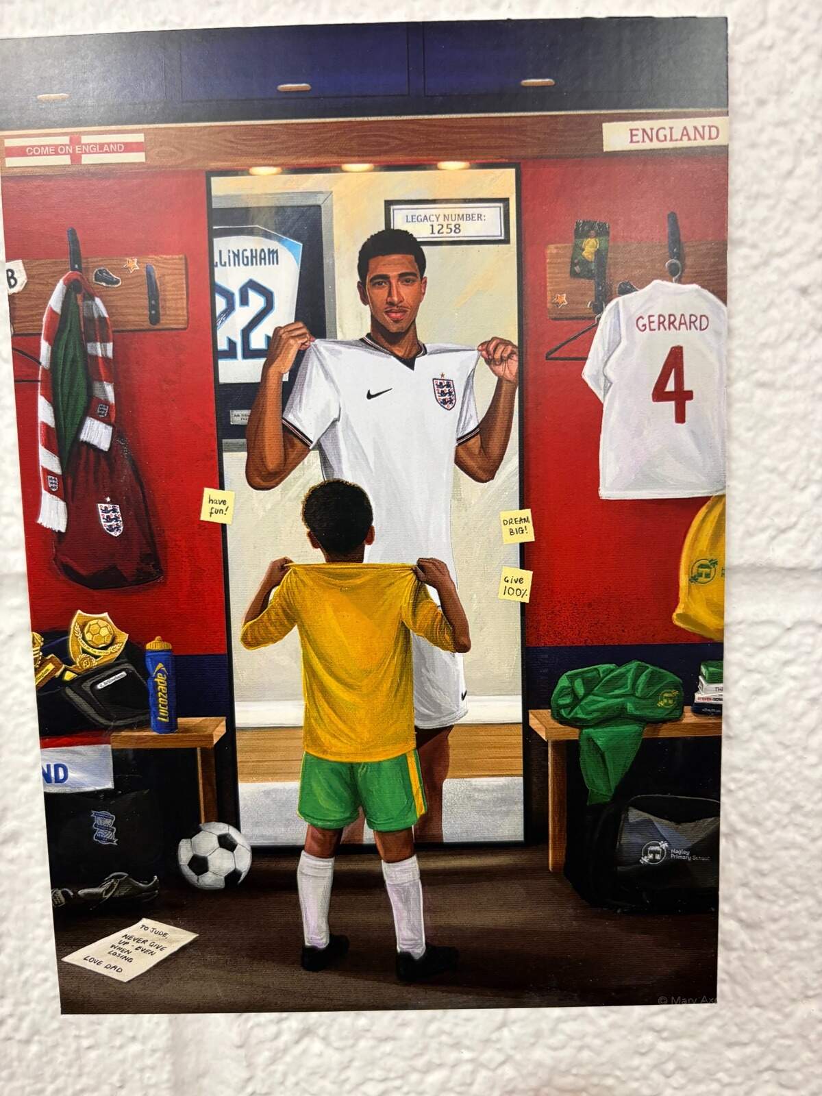 One of the “Origins” stories involving an England player.