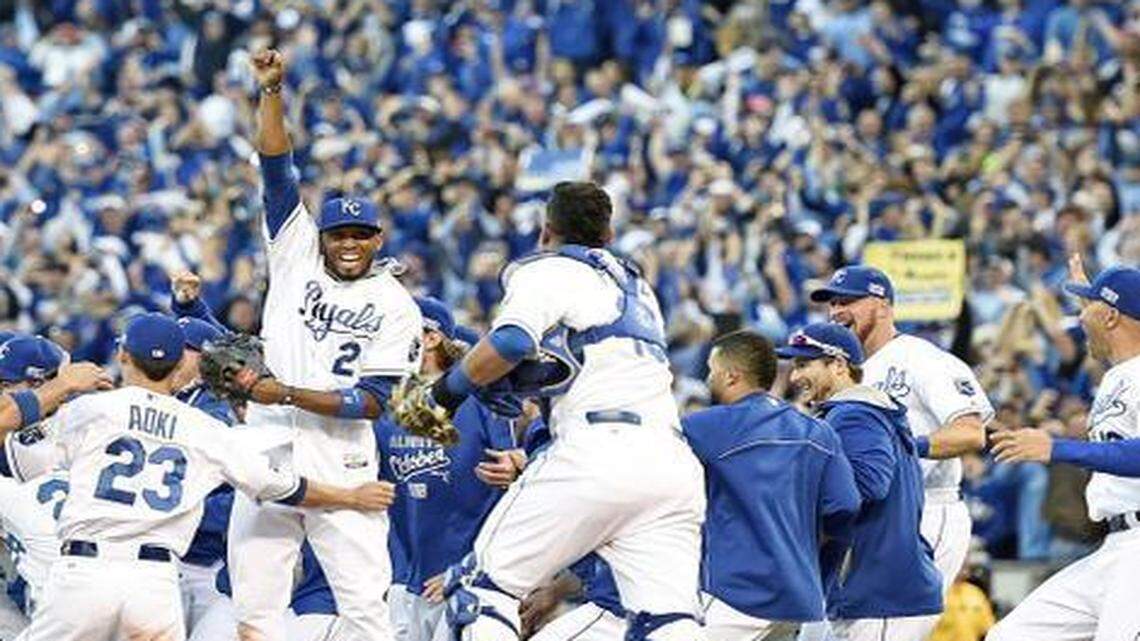 
The Royals celebrated after winning the American League Championship Series last October.
