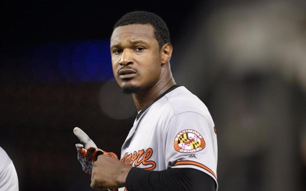 Baltimore Orioles outfielder Adam Jones.