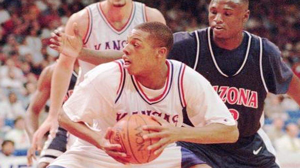 
Paul Pierce during his days at Kansas.
