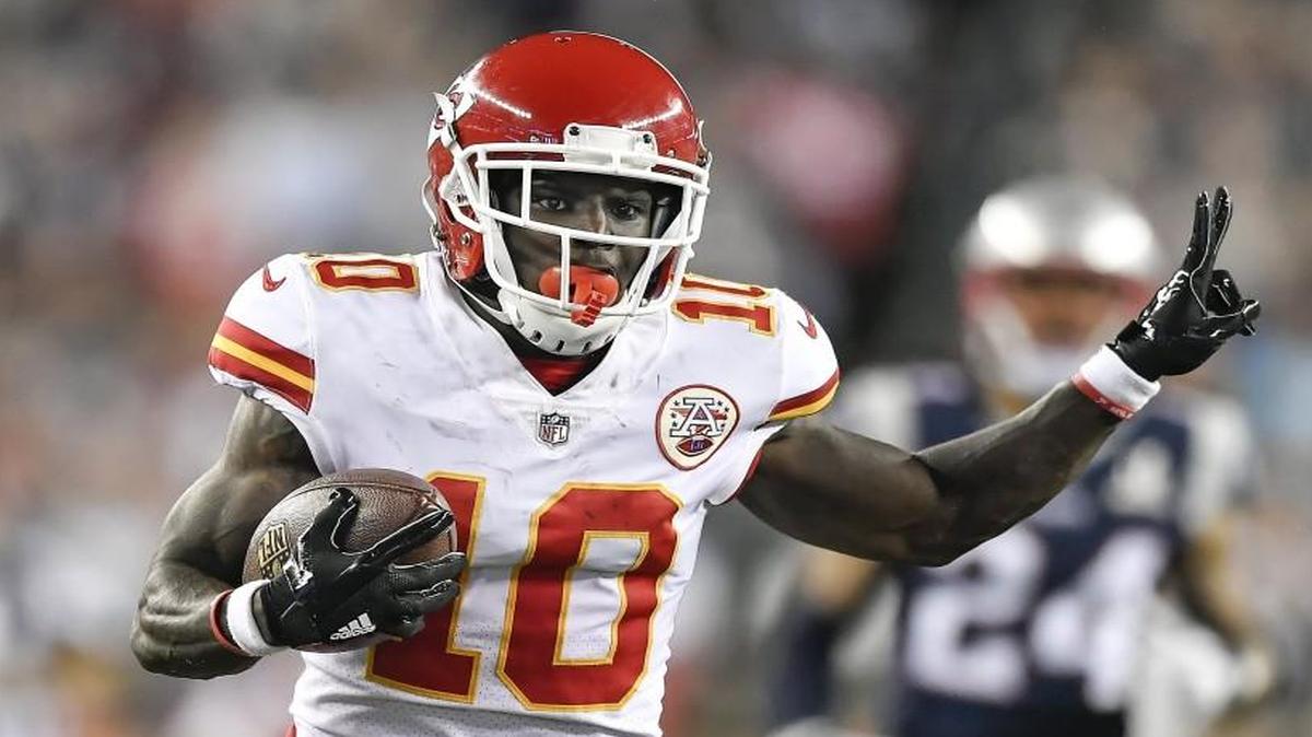 Kansas City Chiefs wide receiver Tyreek Hill.