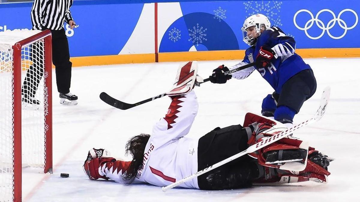 Jocelyne Lamoureux-Davidson scored the game-winning goal in the shootout against Canada.