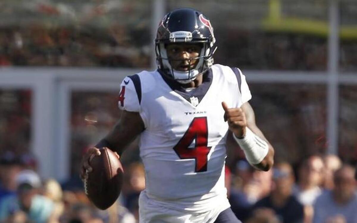 Houston Texans quarterback Deshaun Watson.