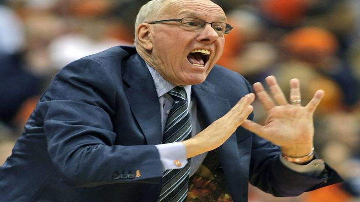 
Syracuse head coach Jim Boeheim
