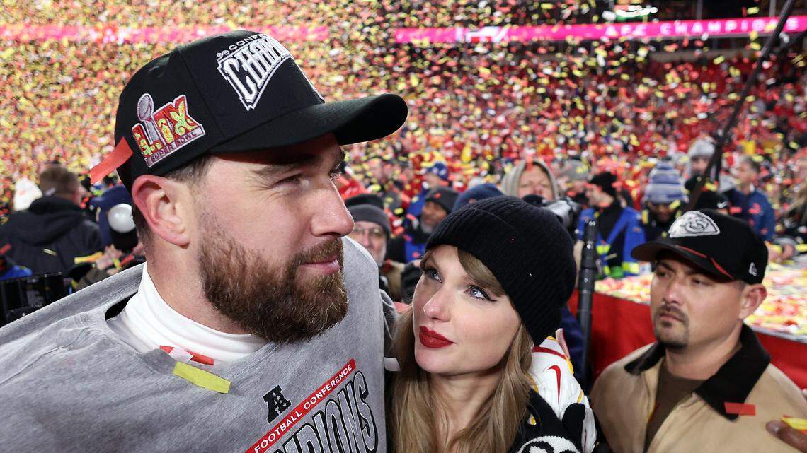 Travis Kelce gave a subtle nod to Taylor Swift before signing Chiefs contract