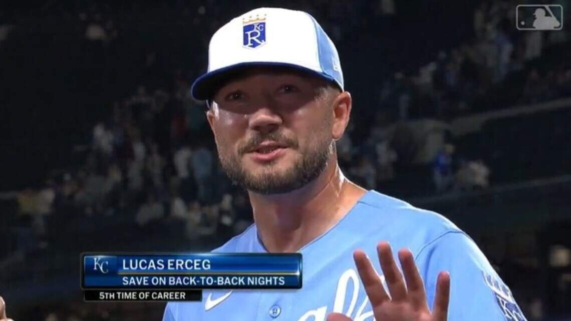 Lucas Erceg’s postgame Royals interview went viral. It also told another story