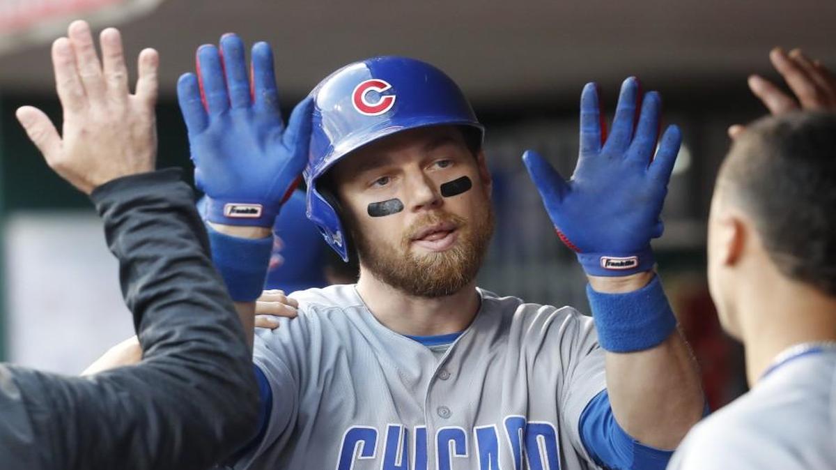 Chicago Cubs left fielder Ben Zobrist.