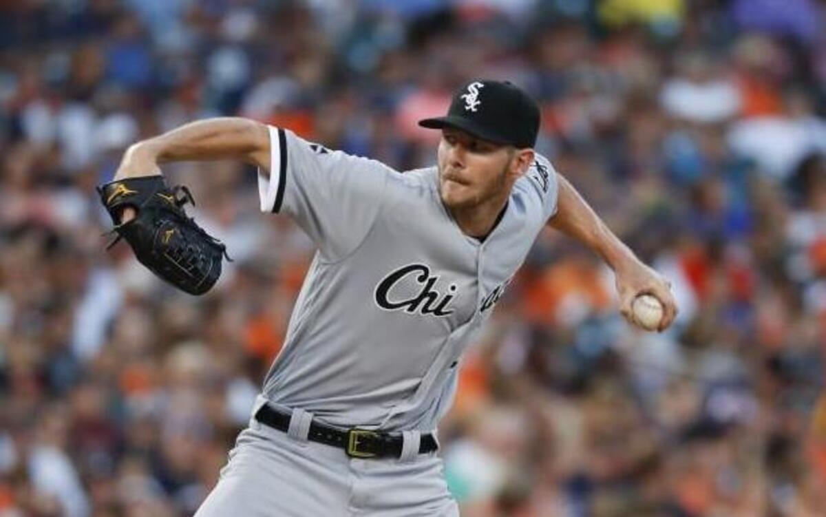 Chicago White Sox pitcher Chris Sale.