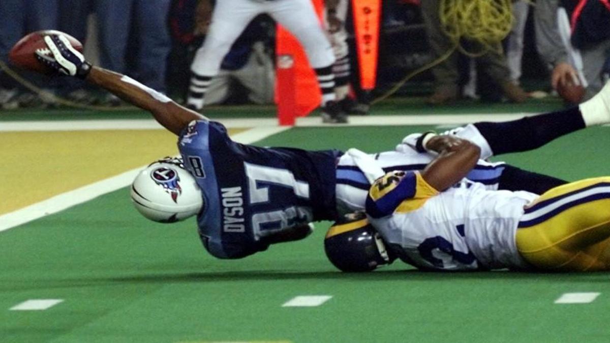 Anyone who watched Super Bowl XXXIV likely remembers when the Rams’ Mike Jones stopped Kevin Dyson of the Titans short of the goal line on the final play.