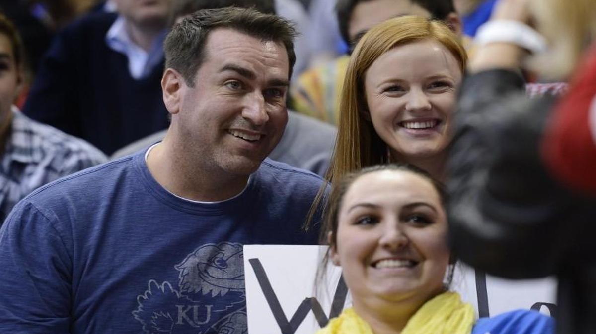 Comedian and Jayhawk fan, Rob Riggle.