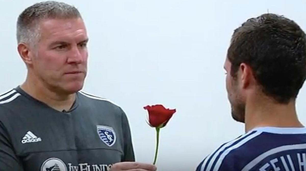 
Sporting KC coach Peter Vermes knew that Benny Feilhaber liked roses.
