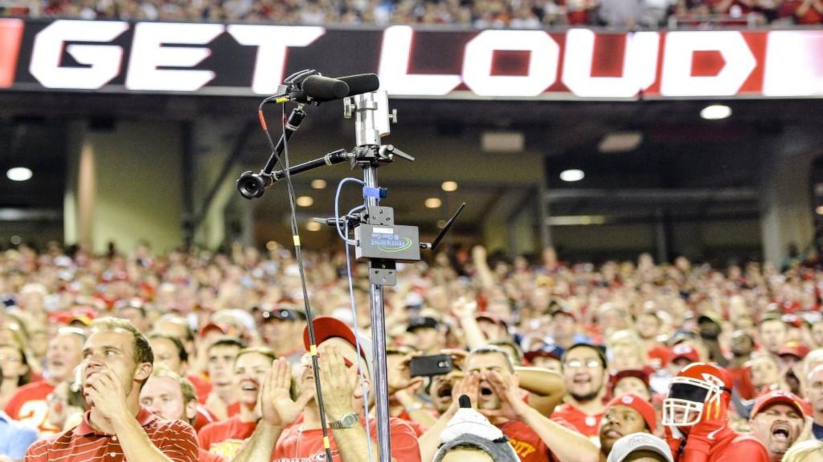 Fans cheered during the game between Kansas City Chiefs and the New England Patriots on Sept. 29, 2014, at Arrowhead Stadium. Fans set the record for the loudest stadium that night.
